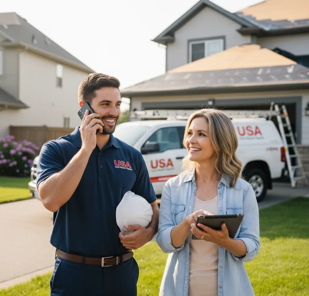 USA Roof Repair Experts customer support in Riverview